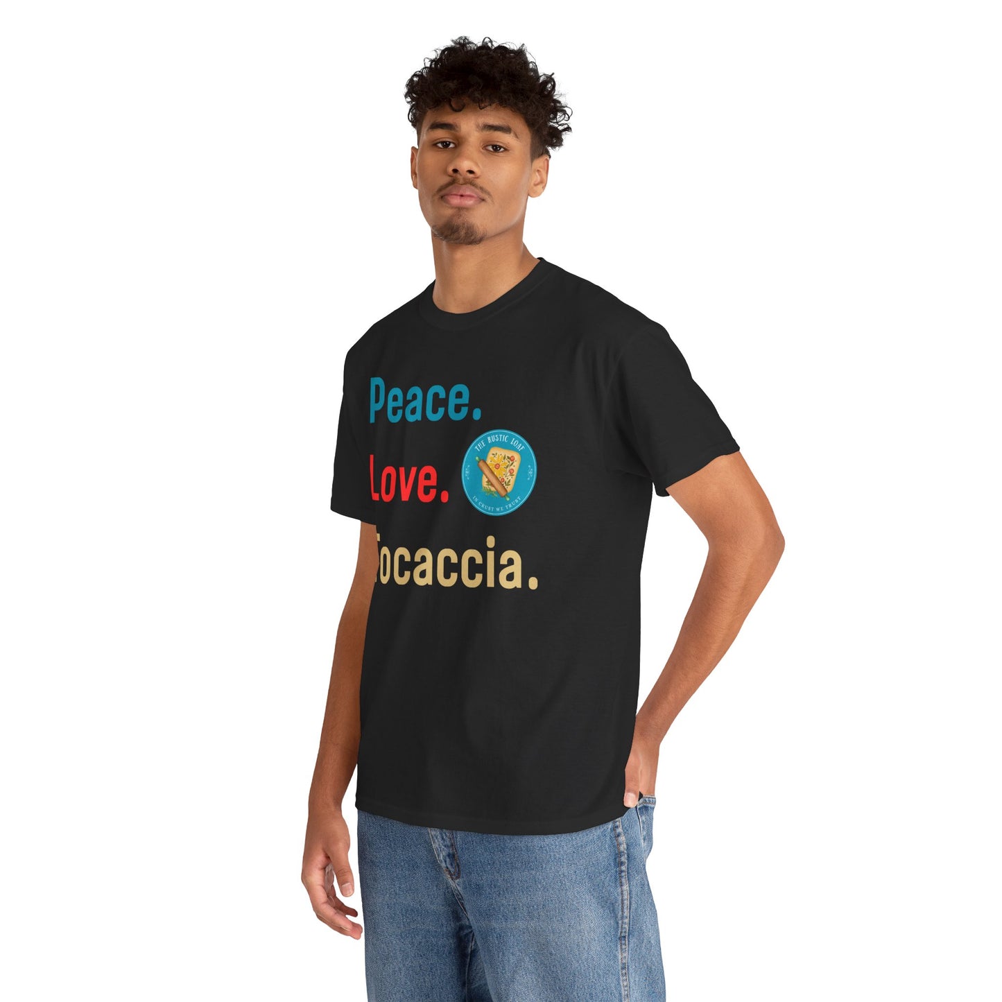 Peace, Love, Focaccia Tee