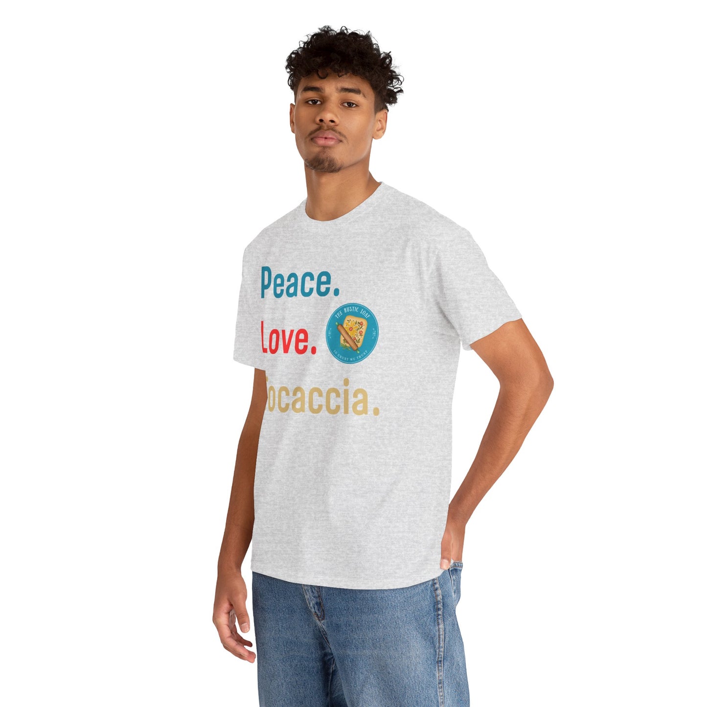 Peace, Love, Focaccia Tee