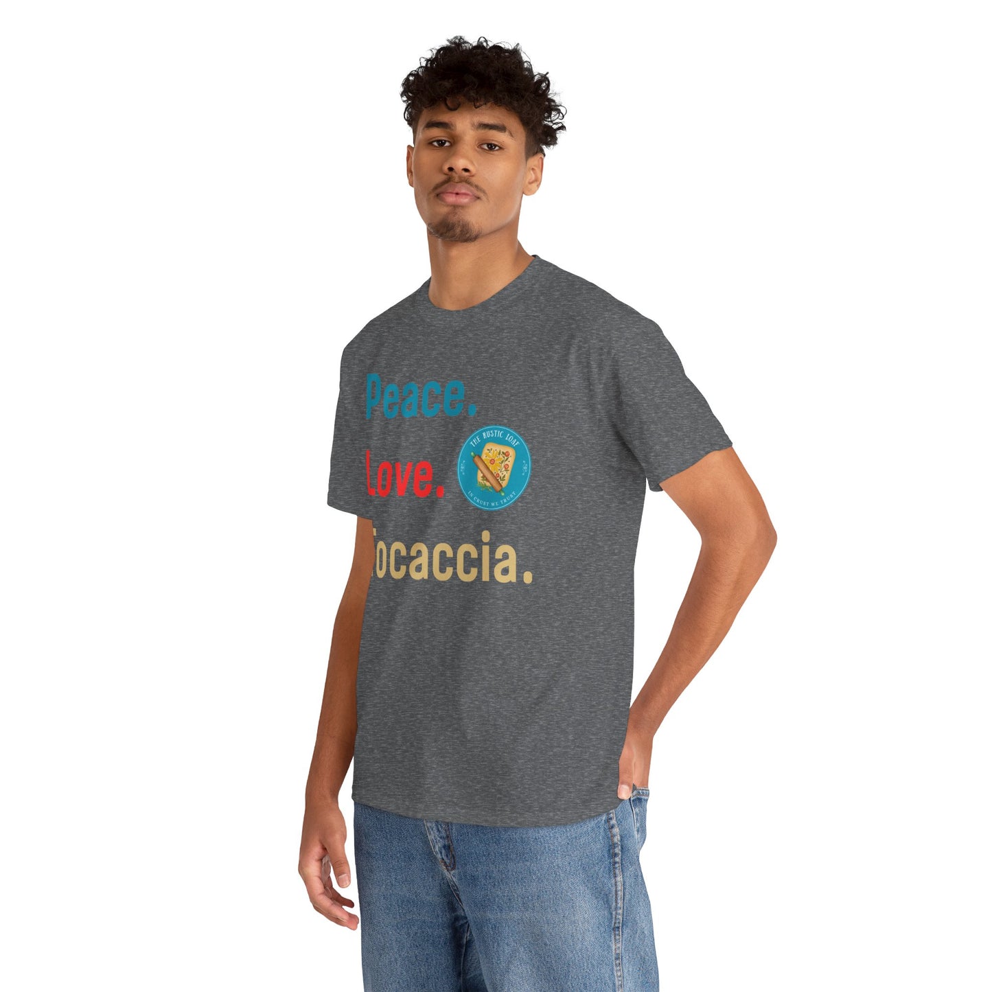 Peace, Love, Focaccia Tee