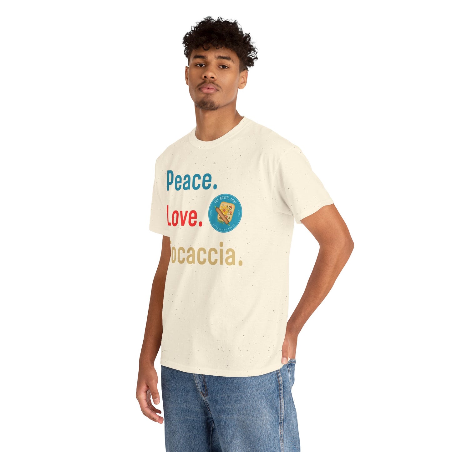 Peace, Love, Focaccia Tee