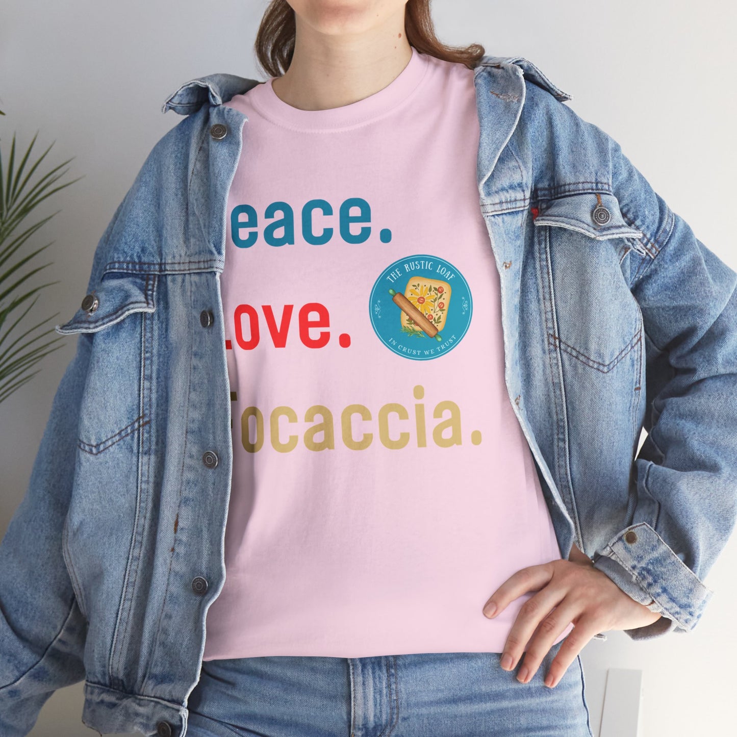 Peace, Love, Focaccia Tee