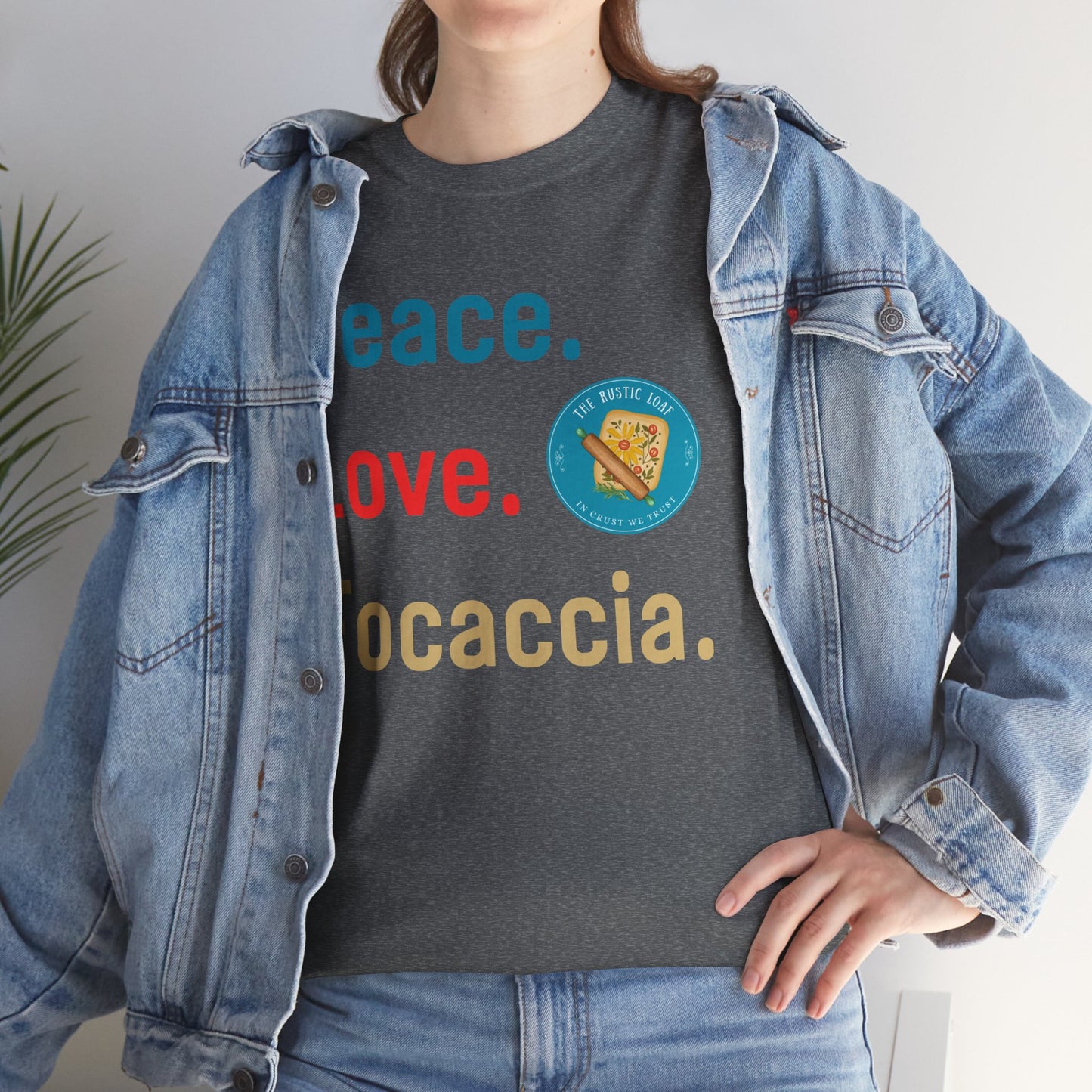 Peace, Love, Focaccia Tee